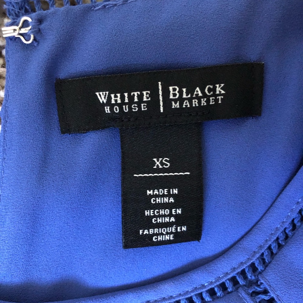WHBM High Low Hem Sleeveless Blouse - Picture 6 of 7